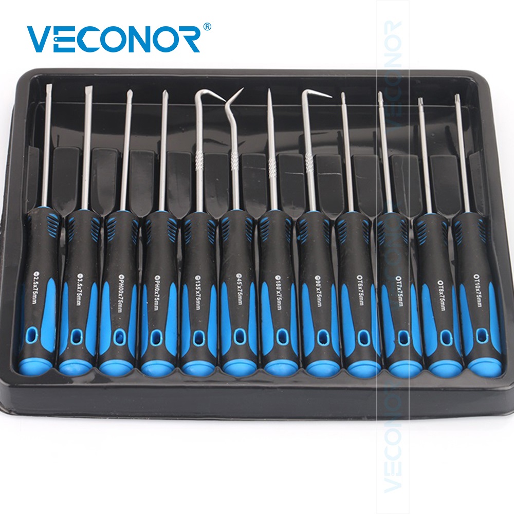 Micro Screwdriver Kit - 12 szt. Hak uszczelka olejowa uszczelka