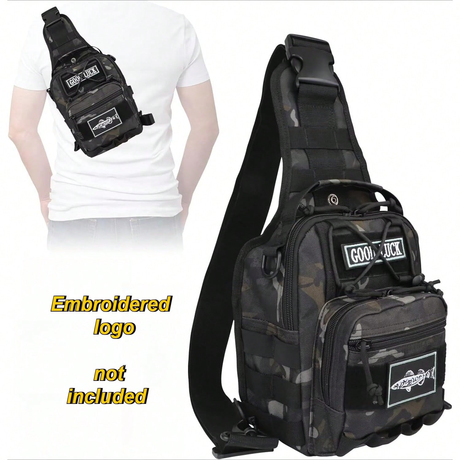 Edc Carry Backpack - Mały plecak wędkarski, wodoodporny, z systemem