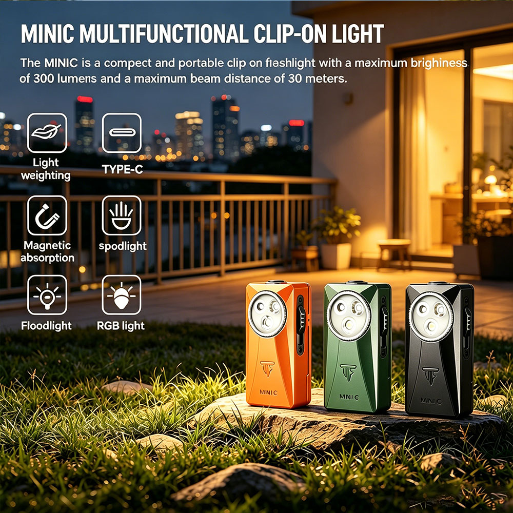Trustfire MINIC 800 lumenów la – Edc Every Day Carry おもちゃ recenzja i cena