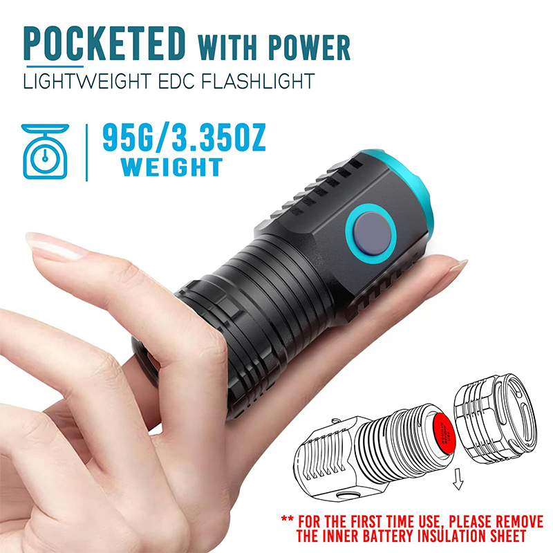 Przenośna bateria 18350 typu C – Edc Every Day Carry おもちゃ recenzja i cena