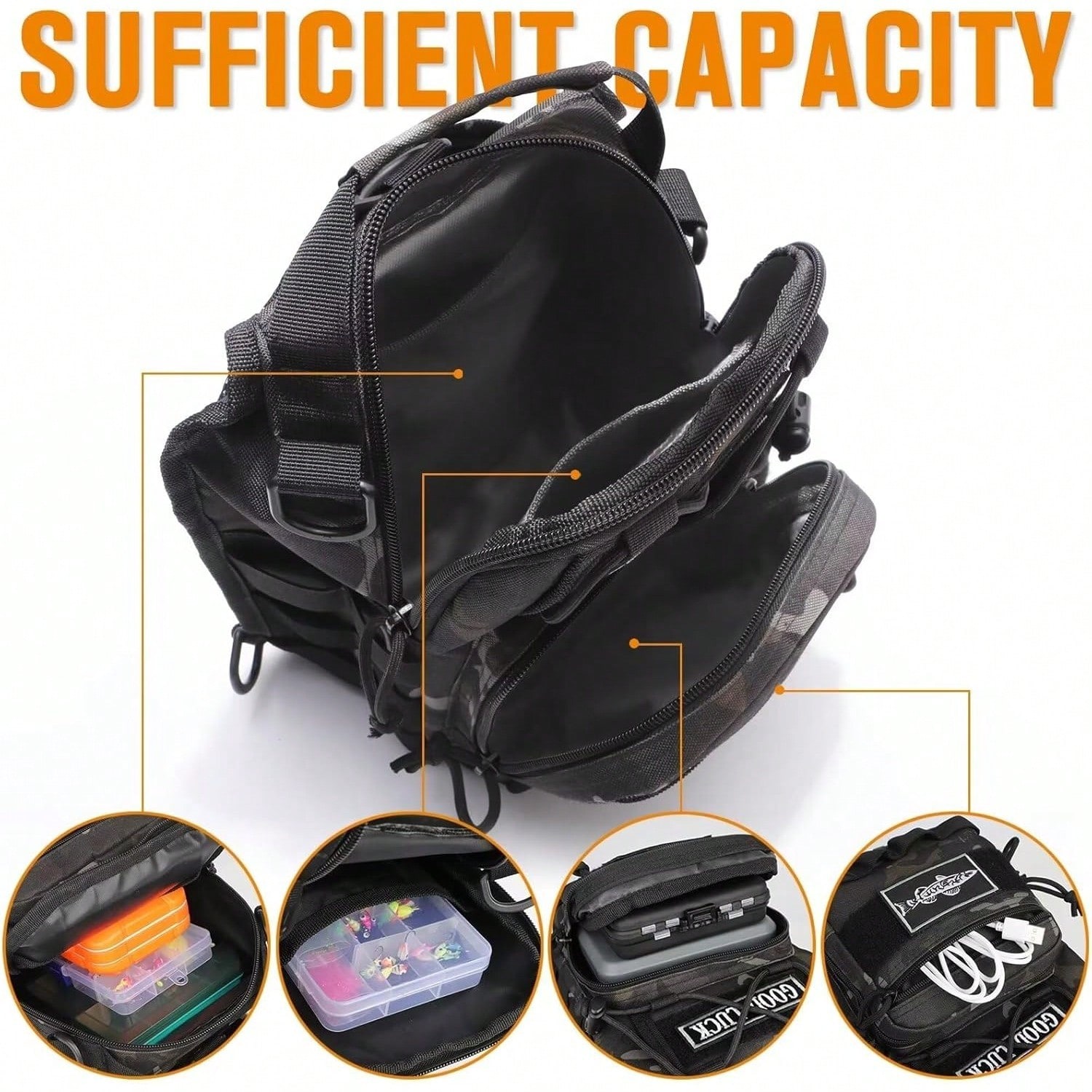 Mały plecak wędkarski, wodoodp – Edc Carry Backpack recenzja i cena