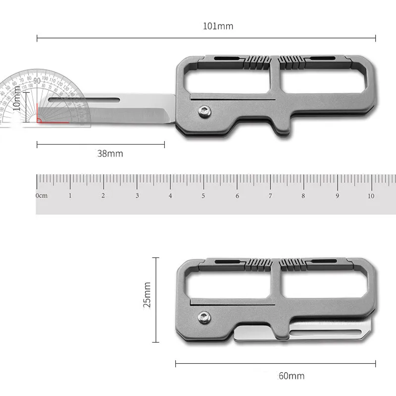 FEGVE Tytanowy składany nóż ki – Edc Carry Knife recenzja i cena