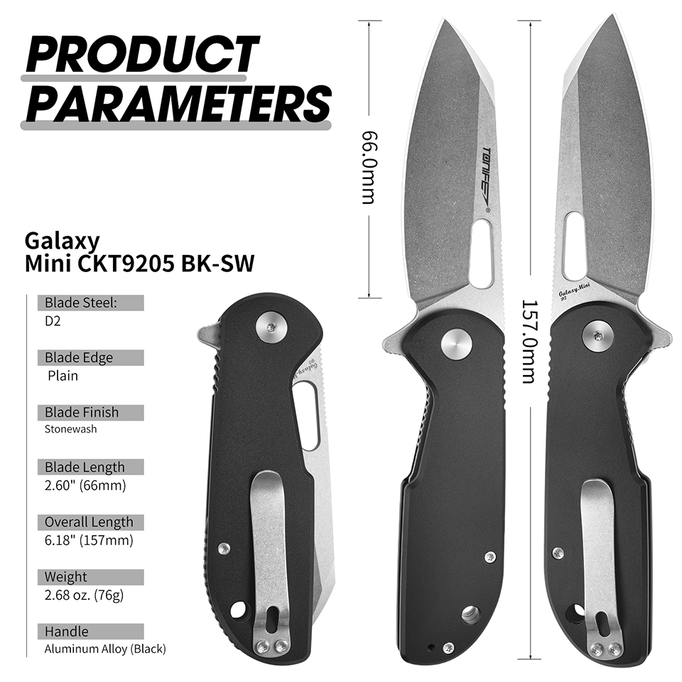 Nóż składany TONIFE Galaxy Min – Edc Every Day Carry おもちゃ recenzja i cena